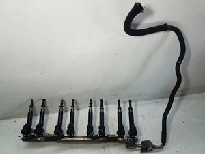 2012-2018 Nissan Versa 1.6L Fuel Injectors With Rail 4 Cylinder Automatic (M147) - Picture 1 of 3