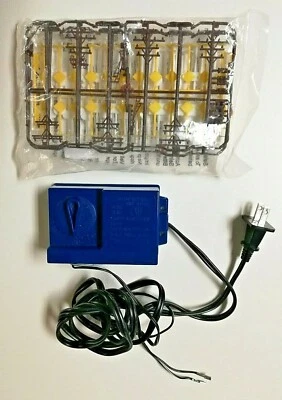 Life Like HO Scale 390J Hobby Transformer w/ Wires Reverse Forward & Road Signs - Image 1 of 4