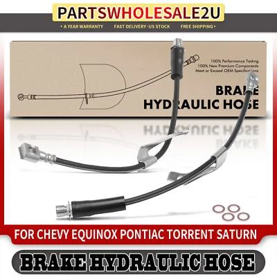 Manguera hidráulica de freno delantera L&R para Chevrolet Equinox Saturn Vue Pontiac Torrent Foto 1 de 4