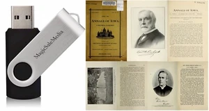 The Annals of Iowa - History Genealogy Records (1863-1925) - 40 Old Vols on USB - Bild 1 von 13