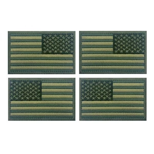 4pcs American Flag Embroidered Patches - Picture 1 of 15