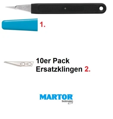 MARTOR Entgratmesser Trimmex Simplasto 162 mm B.7,5 mm H.17mm /od. Ersatzklingen