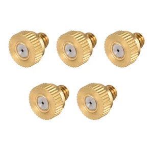 5pcs Brass Misting Nozzle 10/24 UNC 0.8mm Orifice Dia for Cooling System - Picture 1 of 9