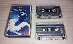 ELTON JOHN * THE VERY BEST OF ELTON JOHN * 2 X CASSETTE EXCELLENT - Picture 1 of 1