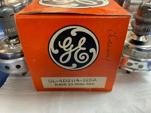 Vintage Used GE GL-4D21/4-125A Beam Power Tube, 5 Pin, 4 Electrode - Picture 1 of 12