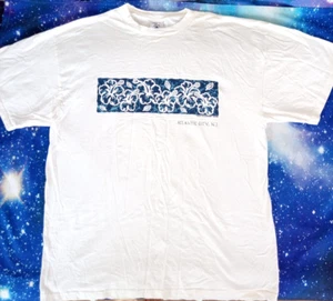 Vintage Atlantic City New Jersey Tourist T-Shirt XL White Puffy Print 2000 - Picture 1 of 10