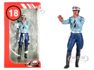 FIGURA DE OFICIAL DE MOTOCICLETA PAUL POLICÍA FRANCESA 1/18 LE MANS MINIATURAS 118036-P2 - Imagen 1 de 4