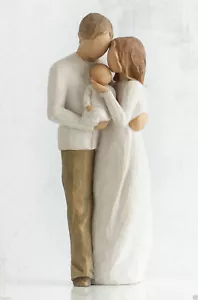 Willow Tree Figurine Our Gift Mum Dad Baby By Susan Lordi 26181 - Picture 1 of 3