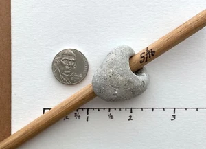 Natural Holey Beach Rock Hag Hada Piedra Adder Mystic Magic Lucky Bead #41 EE. UU. - Imagen 1 de 12