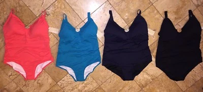 Michael Kors MK Logo Charm One-Piece Swimsuit Plus Size Women's Nwt - Image 1 of 4