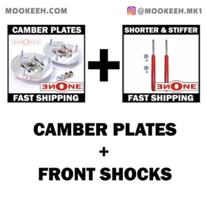 Amortiguadores delanteros MOOKEEH + placas inclinables ajustables AE86 86-87 Toyota Corolla - Imagen 1 de 9