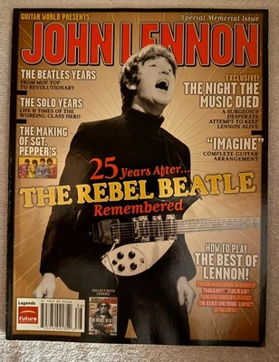 Guitar World Special Memorial Issue John Lennon Beatles Remembered 2006 rare Foto 1 de 4
