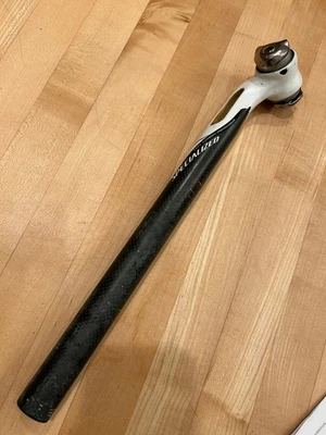 Tija de sillín Specialized FACT Carbon Zertz 27,2 mm 350 mm largo 20 mm retroceso Foto 1 de 3