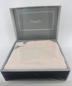 Christian Dior Linge De Maison Pink Bath Sheet -Original Box- Ships Free (29868) - Picture 1 of 9