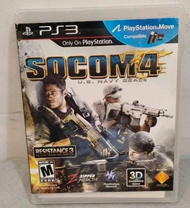 SOCOM 4: U.S. Navy SEALs (Sony PlayStation 3, 2011) Tested CIB - Picture 1 of 4