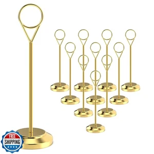 Radezon 12 Stück 6 Zoll Premium Tischnummernhalter, Tischkartenhalter, robust - Bild 1 von 5