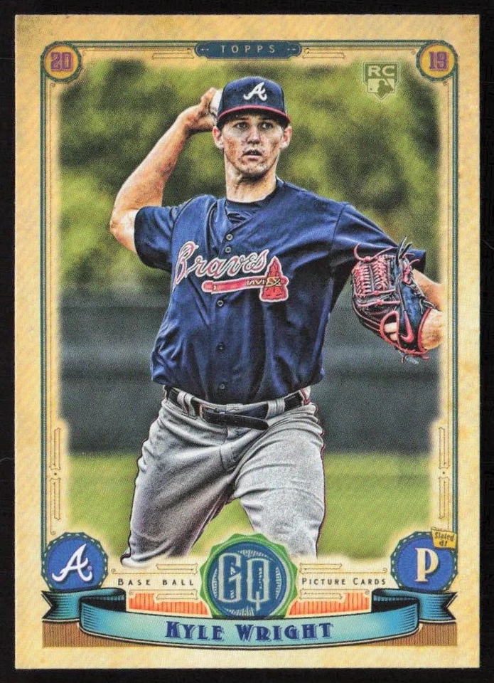 2019 Topps Gypsy Queen Kyle Wright #202 Rookie Atlanta Braves - Image 1 of 2