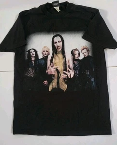 Vintage Marilyn Manson Guns God Government Tour Shirt Gr. L 2000 Holy Wood Rare - Bild 1 von 5