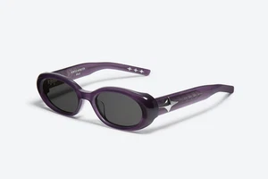 Gentle Monster Orah VC6 Oval Sunglasses Purple Frame & Black Lenses –BOLD Series - Picture 1 of 4