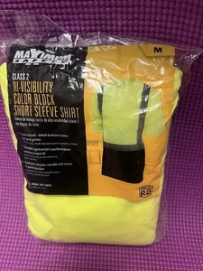 High Visibility Shirts for Men Safety Shirts with Reflective Strips Class 2 M US - Picture 1 of 5