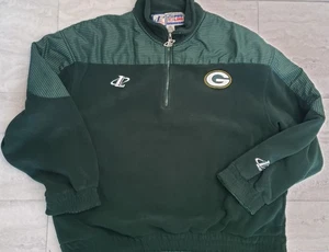 Green Bay Packers Pro Line Authentic Fleece Herren Gr. XXL 1/4 Zip Vintage - Bild 1 von 7