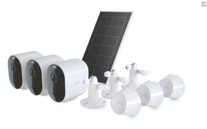 Arlo Pro 4 3-Cam Kit with Bonus Solar Panel - White - New - Picture 1 of 6