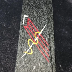 Cravatta VINTAGE Yves Saint Laurent sottile seta Rolands 3x54 - Foto 1 di 7