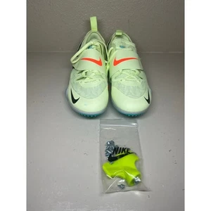 NWOT Nike Pole Vault Elite Mens Track Field Spikes Volt Orange AA1204-700 Mens 7 - Picture 1 of 8