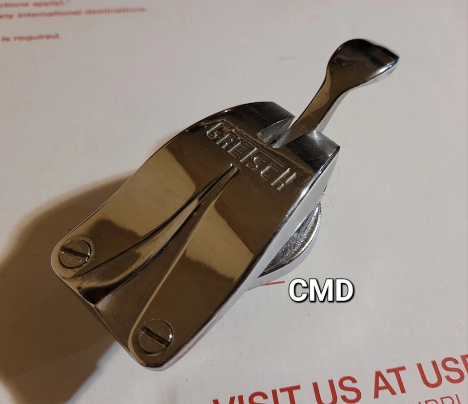 VINTAGE GRETSCH 1981 STOP SIGN SNARE DRUM LIGHTNING THROW OFF NICE - Image 1 of 3