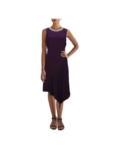 MSK Womens Sleeveless Below The Knee Evening Fit + Flare Dress - Picture 1 of 9