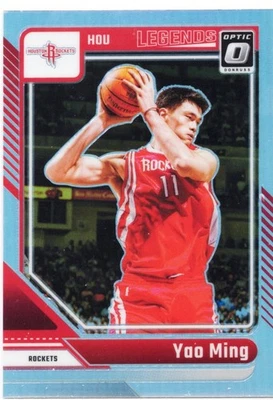 Yao Ming 2024-25 Optic #226 Legends Silver Holo Houston Rockets NBA Donruss - Image 1 of 2