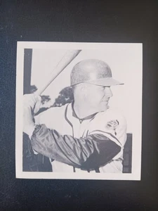 1960 Spic And Span Braves Del Crandall umgekehrtes Negativ SELTENE Schlüsselkarte zum Setzen! - Bild 1 von 2
