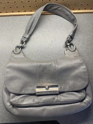 Coach Kristin  Brown Shoulder Handbag Medium Leather Gray No:F1169-16931 - Image 1 of 4