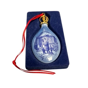 Royal Copenhagen 1994 Season's Greetings Christmas Drop Porcelain Ornament - Picture 1 of 5