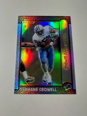 1999 Bowman Chrome Germane Crowell Gold Refractor /25 Lions #101 - Image 1 of 2