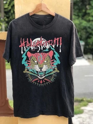 Halestorm Tour 2014 Band Black Cotton T Shirt Full Size S-5XL - Image 1 of 3