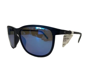 Gafas de sol polarizadas Maui Jim One Way MJ0432S-003 azul marino oscuro marco negro - Imagen 1 de 4
