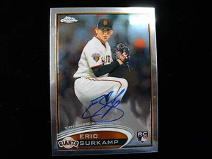 2012 Topps Chrome Eric Surkamp rookie autograph  Giants signature   - Picture 1 of 1
