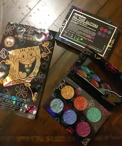 SpongeBob X Nickelodeon HIPDOT ALL THAT GLITTERS Pressed Palette & Face Mask - Picture 1 of 10