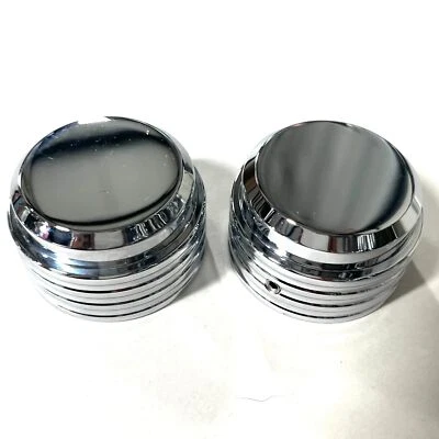 *LIQUIDACIÓN* TAPAS HORQUILLA BILLET CROMADAS LISAS 2006-2020 KAWASAKI NINJA ZX-14 Foto 1 de 4