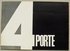 MASERATI QUATTROPORTE Sports Car Sales Brochure 1963-66 - Picture 1 of 4
