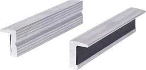 KS TOOLS Alu-Schraubstock-Schonbacken,Struktur,140mm - Bild 1 von 3
