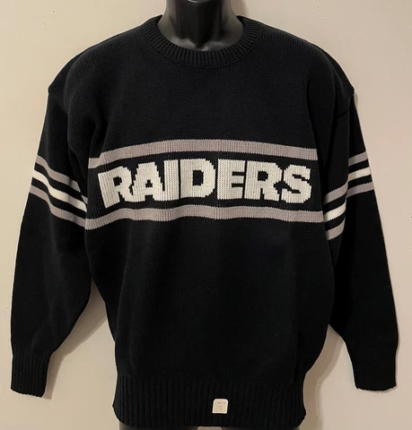 Vintage 80s LA/OAKLAND RAIDERS CLIFF ENGLE NFL ProLINE Sweater NEW Old Stock LGE Cover