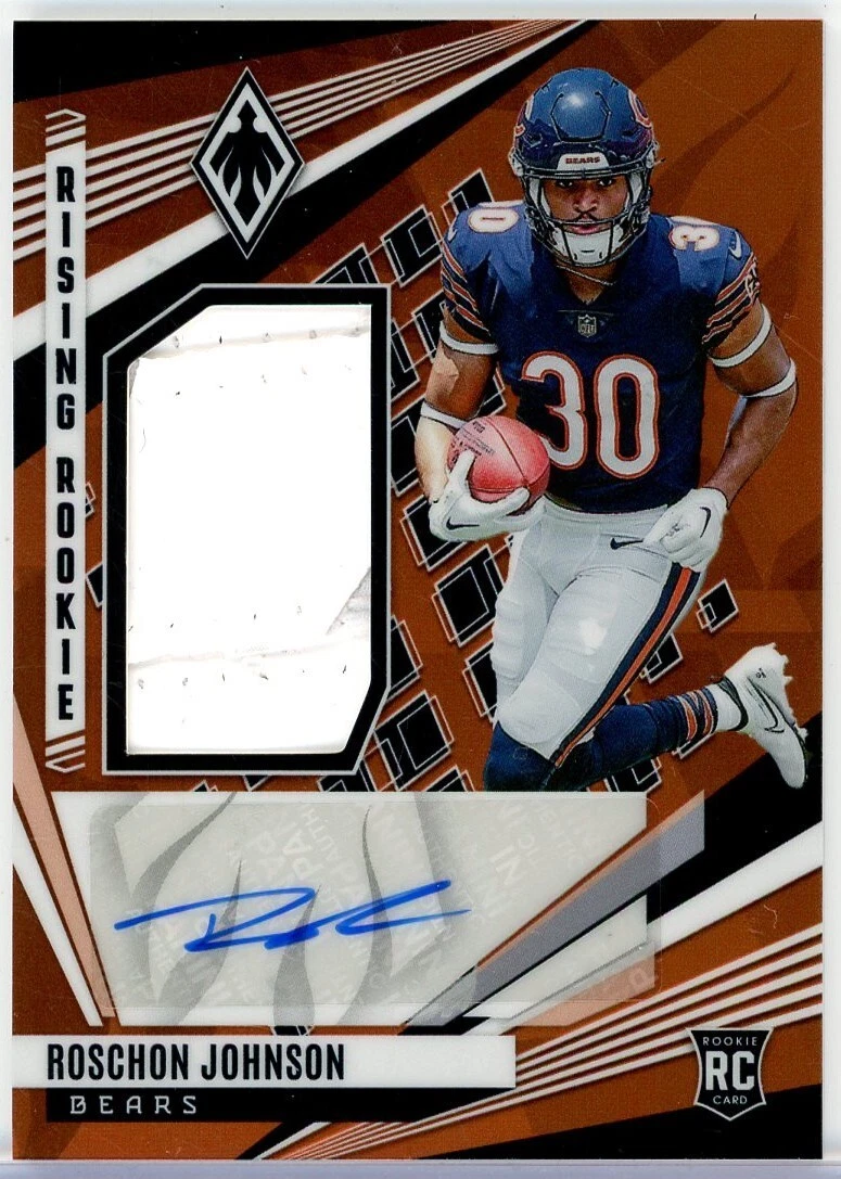 2023 Panini Phoenix Rising Rookie Material #3 Roschon Johnson RC GLOVE AUTO /99