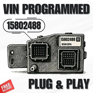 ๐ VIN PROGRAMMED PLUG & PLAY BCM CHEVY COLORADO GMC CANYON 2005-2006 15802488 - Picture 1 of 1