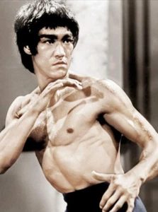 Enter The Dragon Bruce Lee Wall Vinyl Decal (Removable Adhesive Backing) - Picture 1 of 5