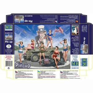 MASTER BOX MB35183 Kit Figura Plástico Escala 1:35 Pin-up - Kit Modelo Plástico - Imagen 1 de 24