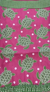 Bib Apron Kitchen Classic Cooking Bib MSC Turtle Art Smock Adjustable Cute Cover - Picture 1 of 9