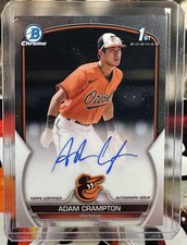 Adam Crampton 2023 Bowman Chrome 1st AUTO #CPA-CAN On Card Rookie RC🔥