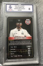 Top Trumps Grand Prix Heroes 2016 -F1 - Lewis Hamilton - MGC 8 - Mint Formula 1